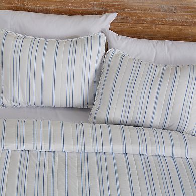 Madelinen® Katelyn Free Stripes Quilt Set with Shams