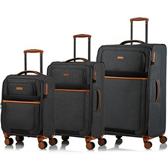 Champs Classic II Collection 3 pc Softside Spinner Luggage Set