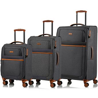 Champs Classic II Collection 3 pc Softside Spinner Luggage Set