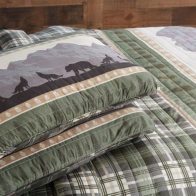 Madelinen® Salt Creek Forest Patchwork Quilt Set with Shams