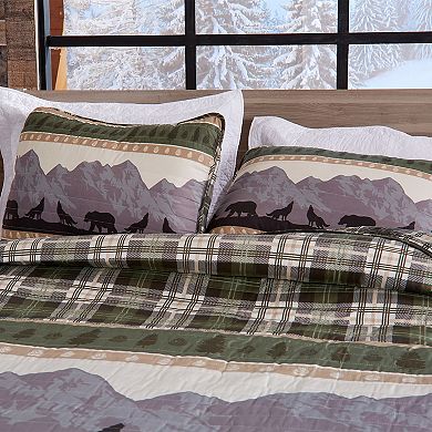 Madelinen® Salt Creek Forest Patchwork Quilt Set with Shams