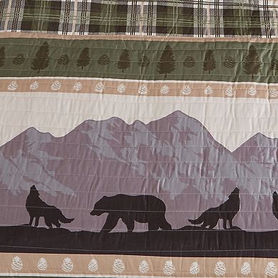 Madelinen® Salt Creek Forest Patchwork Quilt Set with Shams