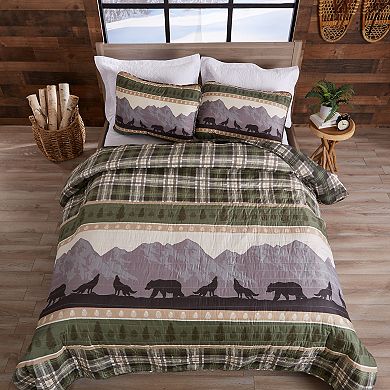 Madelinen® Salt Creek Forest Patchwork Quilt Set with Shams