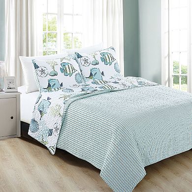 Madelinen® Seaside Coastal Quilt Set with Shams