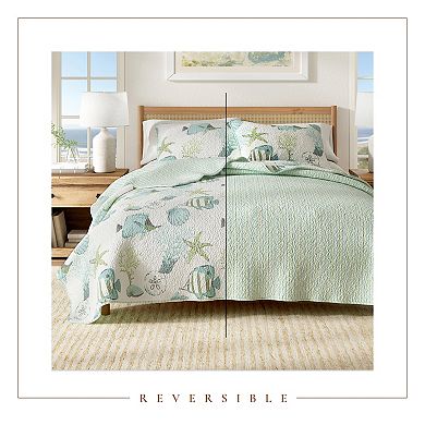 Madelinen® Seaside Coastal Quilt Set with Shams