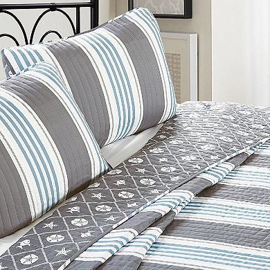 Madelinen?? St. Croix Coastal Quilt Set with Shams