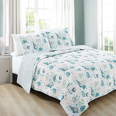 Madelinen® Westsands Coastal Quilt Set with Shams