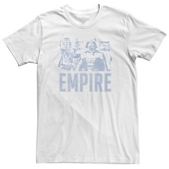 Big & Tall Star Wars Empire Blue Hue Stamp Tee