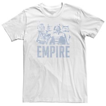 Big & Tall Star Wars Empire Blue Hue Stamp Tee