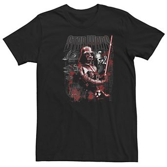 Big & Tall Star Wars Darth Vader Collage Tee