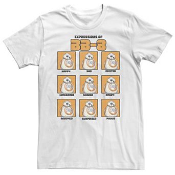 Big & Tall Star Wars The Expressions Of BB-8 Tee