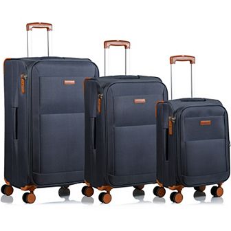 Champs Classic Collection 3 pc Softside Spinner Luggage Set