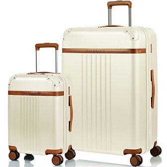 Champs Vintage Collection 2 pc Hardside Spinner Luggage Set