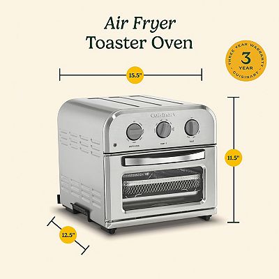 Cuisinart online TOA-26 Compact Air Fryer Toaster Oven Stainless 6-in-1