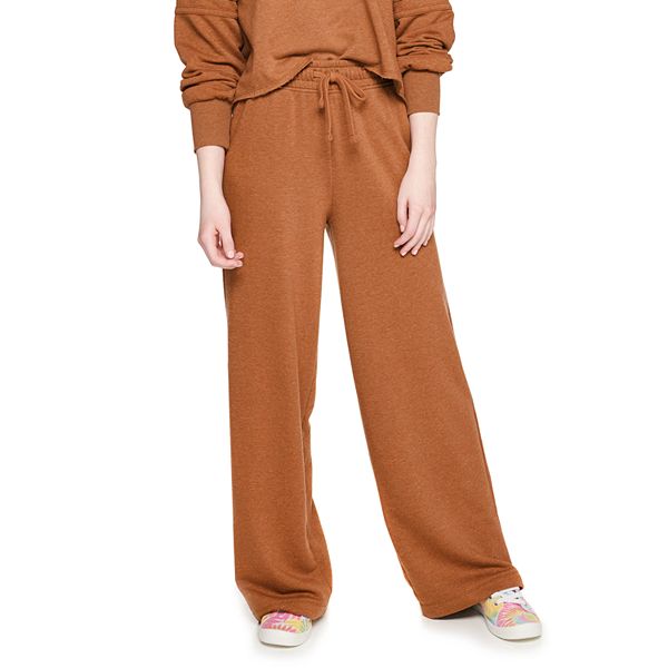 Juniors' SO® Wide Leg Sweatpants