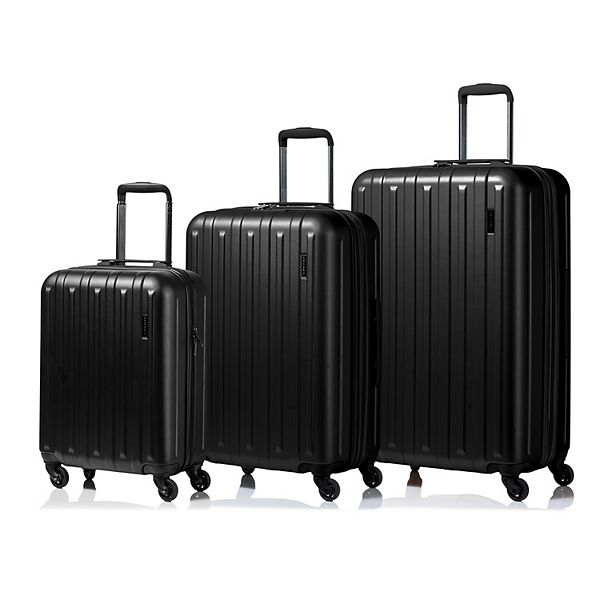 Champs Runway Collection 3Piece Hardside Spinner Luggage Set