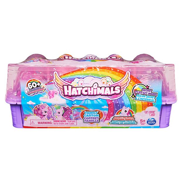 Hatchimals CollEGGtibles, Family Pack Home Playset with 3 Characters and up  to 3 Surprise Babies (Style May Vary), Kids Toys for Girls Ages 5 and up