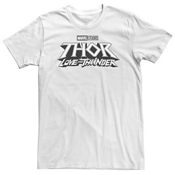 Big & Tall Marvel Thor Love And Thunder Basic Logo Tee
