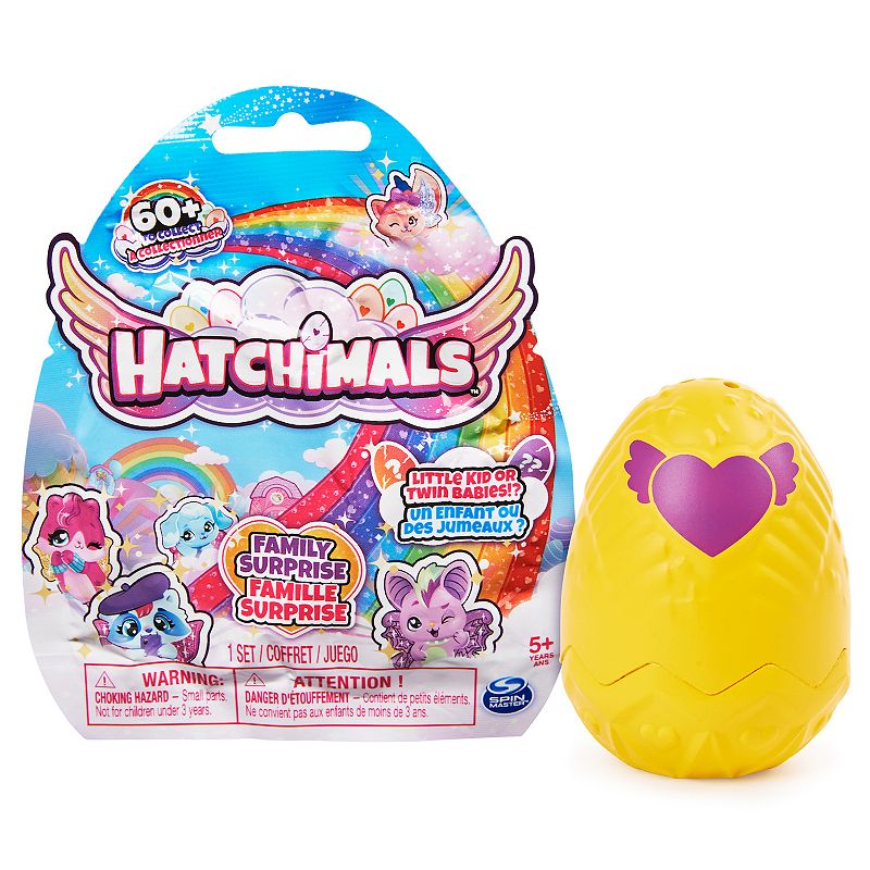Hatchimals Colleggtibles Family Surprise with 1 Little Kid or 2 Babies Char