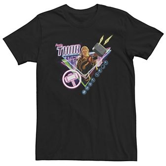 Big & Tall Marvel What If Party Thor Poster Tee