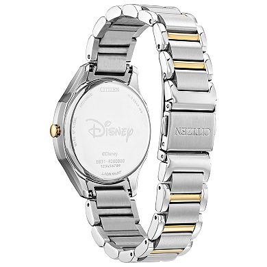 Disney's Mickey Mouse & Minnie Mouse Women's Eco-Drive Two Tone Stainless Steel Watch by Citizen - EM0754-59W