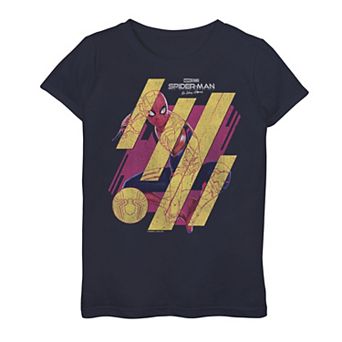 Girls 7-16 Marvel Spider-Man No Way Home Abstract Portrait Graphic Tee