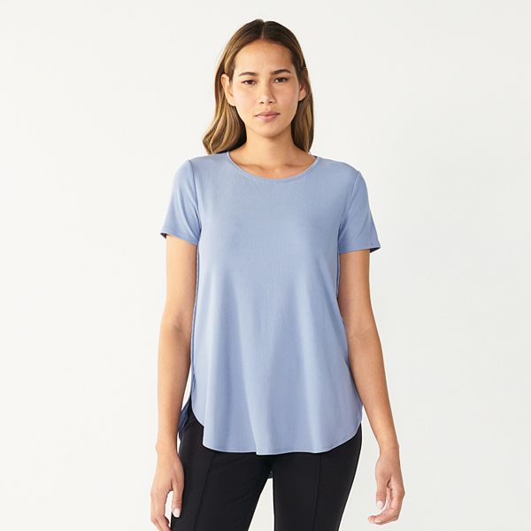 Women's Nine West Essential Soft-Spun Short Sleeve Tunic Tee