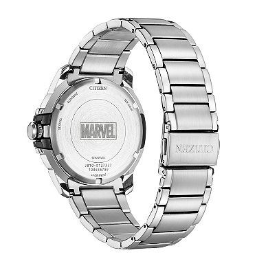 Marvel Avengers Logo Men's Eco-Drive Stainless Steel Watch by Citizen - AW1651-52W