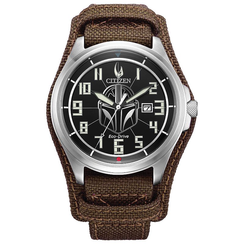 Citizen Eco-Drive Men's Star Wars The Mandalorian Dive Watch - AW1411-05W, Size: Large, Clear