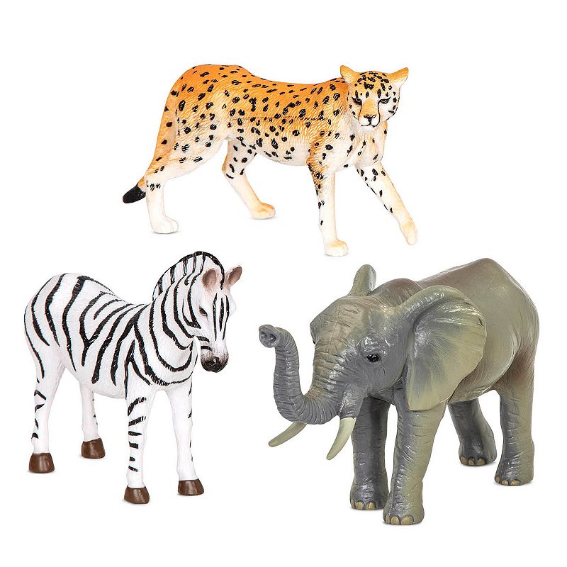 Terra Jungle Animals Set, Multicolor