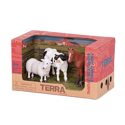 Terra by Battat Farm Animals Set