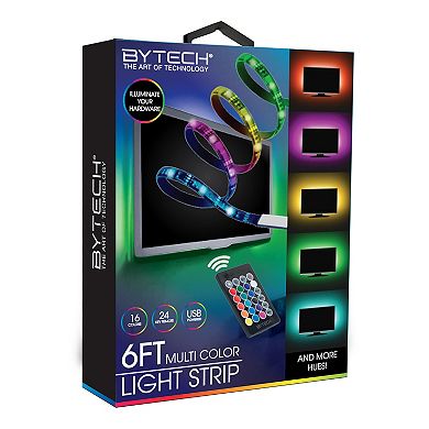 Bytech 6 ft. Multi-Color LED Light Strip