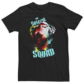 Big & Tall DC Comics The Suicide Squad King Shark Poster Tee