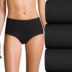 Hanes Originals Women's Underwear Seamless Rib Hi-Rise Cheeky