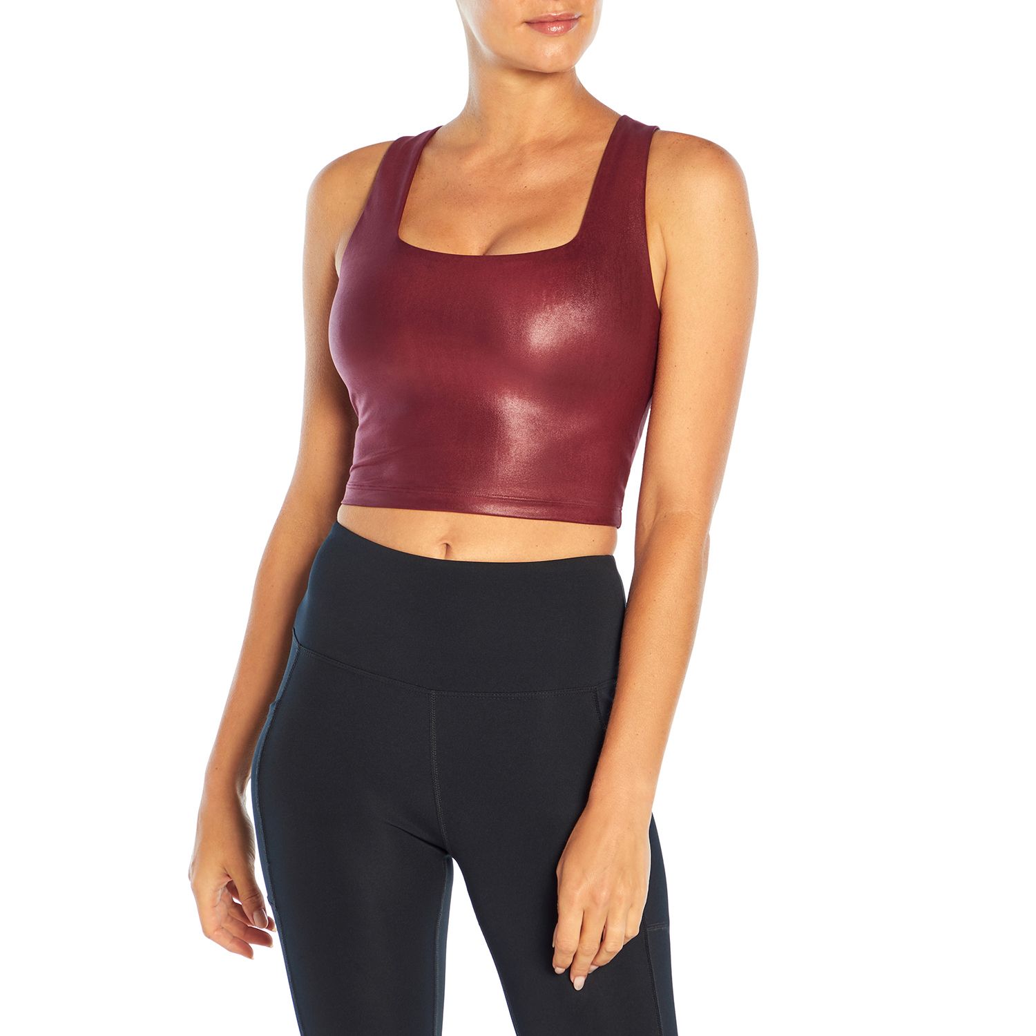 Marika Tina Shine Medium Impact Longline Sports Bra   5531264 Windsor Wine