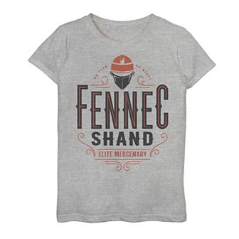 Girls 7-16 Star Wars The Book Of Boba Fett Fennec Shand Logo Graphic Tee