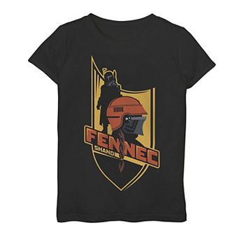 Girls 7-16 Star Wars The Book Of Boba Fett Fennec Badge Graphic Tee