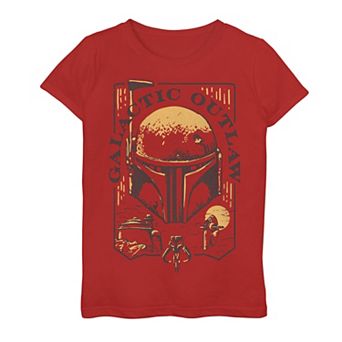 Girls 7-16 Star Wars The Book Of Boba Fett Galactic Outlaw Graphic Tee