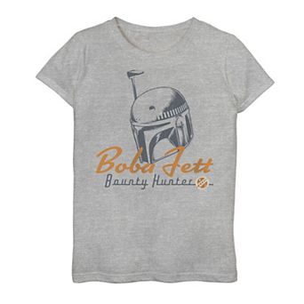 Girls 7-16 Star Wars The Book Of Boba Fett Bounty Hunter Sketch Graphic Tee