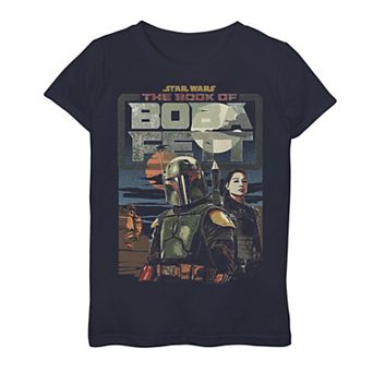 Girls 7-16 Star Wars The Book Of Boba Fett Poster Graphic Tee