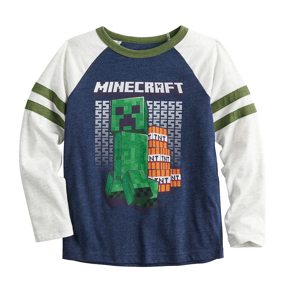Boys 4-12 Jumping Beans® Minecraft Raglan Tee