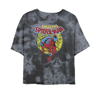 Juniors' Marvel Amazing Spider-Man Vintage Comic Tee