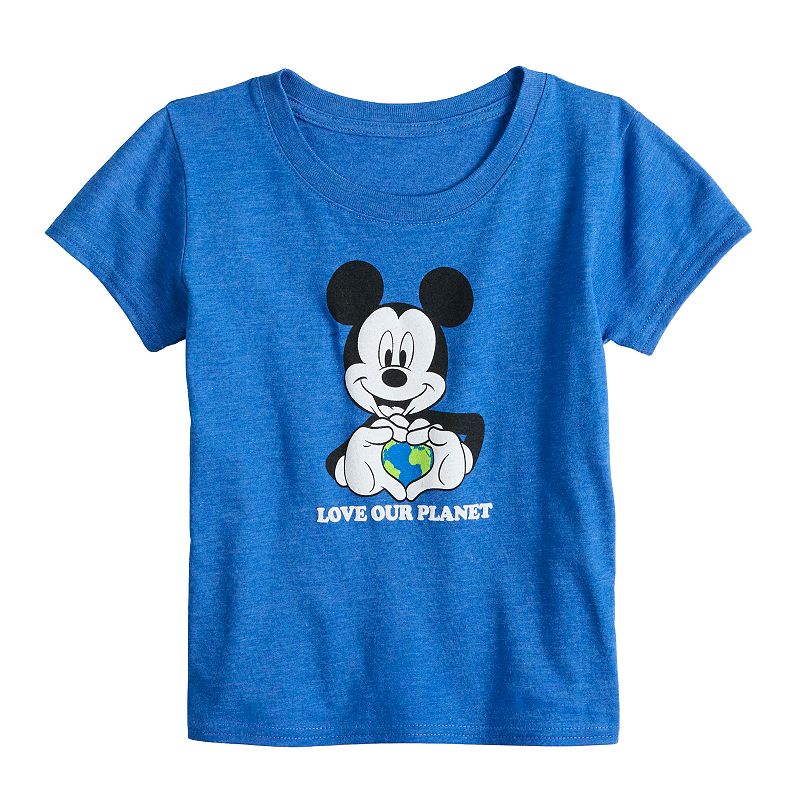Disneys Mickey Mouse Toddler Girl Planet Earth Graphic Tee by Celebrate To