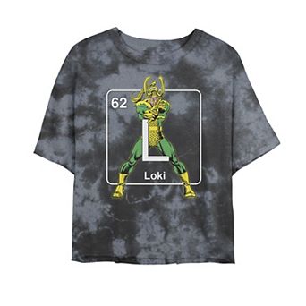 Juniors' Marvel Avengers Loki Element Tee