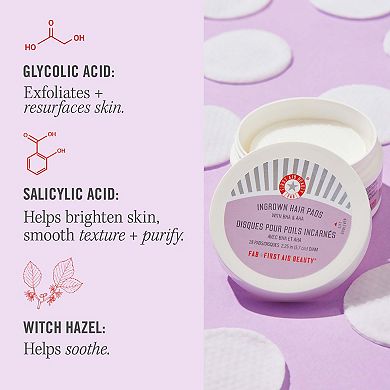 Ingrown Hair Pads with BHA & AHA
