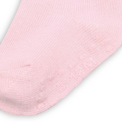 Baby & Toddler Girl Jumping Beans® 6-Pack Crew Grip Socks