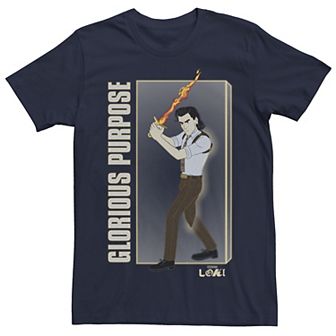 Men's Marvel Loki Glorious Purpose Time Portral Tee
