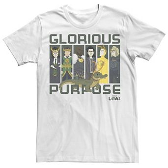 Men's Marvel Loki Variants Glorious Purpose Panels Tee