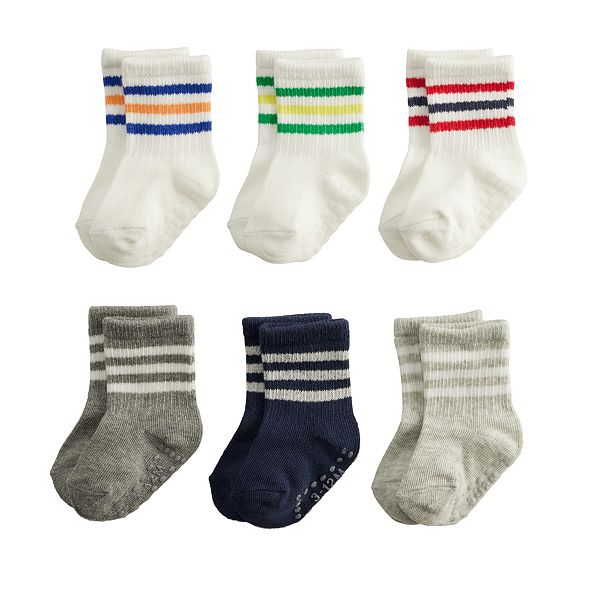 Baby / Toddler Boy Jumping Beans® 6Pack Ribbed Socks