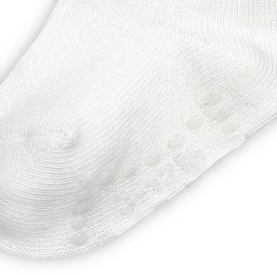 Baby / Toddler Jumping Beans® 6-Pack White Grip Crew Socks
